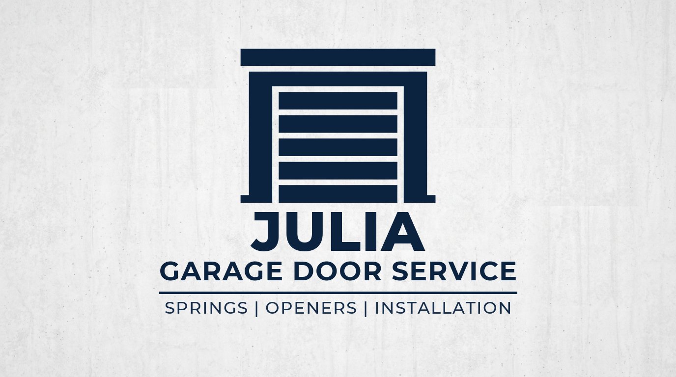 Julia Garage Door Service - Alvin, TX Garage Door Logo